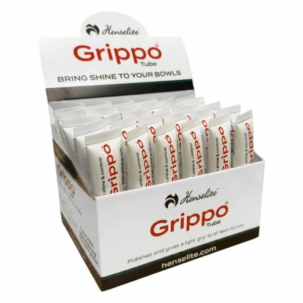 Applying Henselite Grippo for better bowl control and shine
