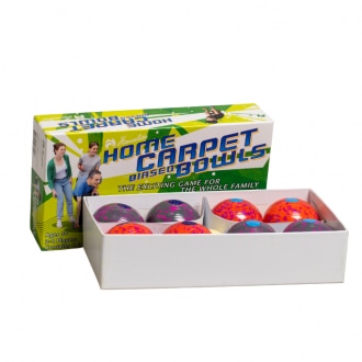Henselite Home Carpet Bowls Full Set with Jack and Rules