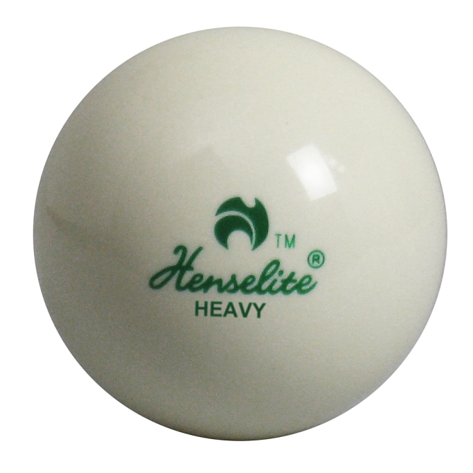 Henselite Official White Lawn Bowls Jack - Heavy Weight