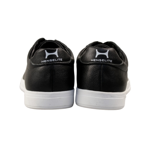 Henselite Leisure Soul Casual Leather Lawn Bowls Shoes Black