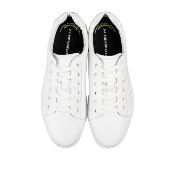 Henselite Leisure Soul Casual Leather Lawn Bowls Shoes White
